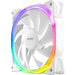 Antec Fusion Case Fan 120mm ARGB, White, Upto 2000RPM, 57.93CFM Airflow, 31.24dB Max, 4-pin PWM 3-pin LED - IT Supplies Ltd