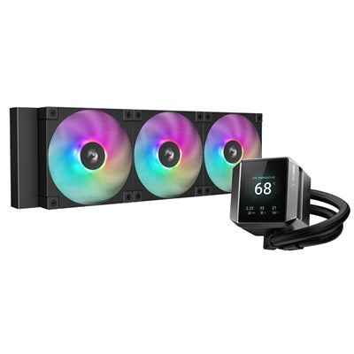 DeepCool Mystique 360 CPU Cooler, ARGB, Personalized Cooling with 2.8" TFT LCD Screen and Enhanced Pump Performance, 5 year warranty - IT Supplies Ltd