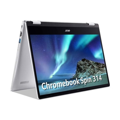 Acer Chromebook Spin 314 CP314-1H 2 in 1 Laptop, 14 Inch FHD Touchscreen, Intel Celeron N4500, 4GB RAM, 64GB eMMC, Intel Graphics, Chrome OS - IT Supplies Ltd