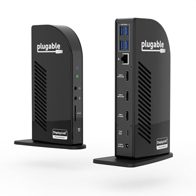 Plugable UD-ULTCDL USB-C Triple Monitor 4K 96W USB-C PD DisplayLink Certified Docking Station - IT Supplies Ltd