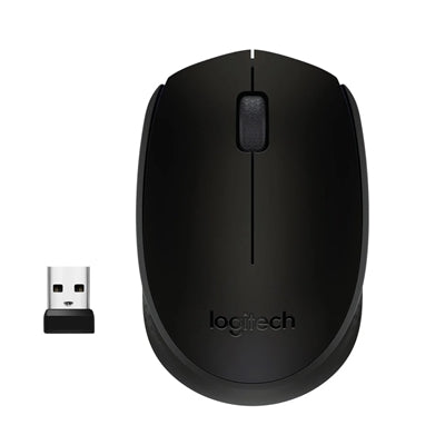 Logitech Wireless Mouse M171, Compact Ambidextrous Curve Design, 12-Month Battery, 2.4 GHz wireless connection, Black - IT Supplies Ltd