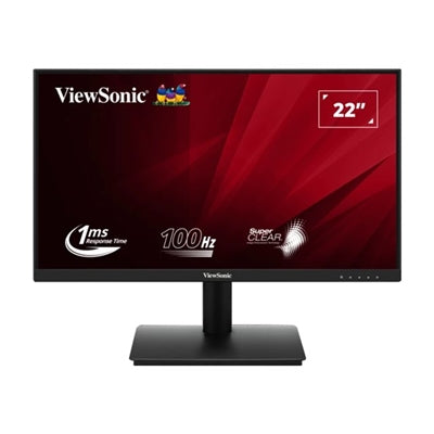 Viewsonic VA220-H 22-Inch Full HD Monitor, 1080p, 1920 x 1080 resolution, 100Hz, HDMI, VGA, 1ms, LED, VA Panel, VESA - IT Supplies Ltd