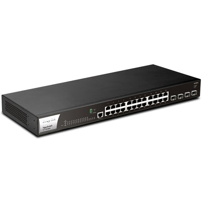 DrayTek VSG2282X-K VigorSwitch G2282x 24 Port Non-POE Fully Managed Layer 2+ Switch with 4x 10GbE SFP Ports - IT Supplies Ltd