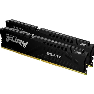 Kingston FURY Beast KF560C36BBE2K2-32 32GB (2x16GB) System Memory, 6000MT/s, DDR5, CL36, DIMM, Black, AMD EXPO Certified - IT Supplies Ltd