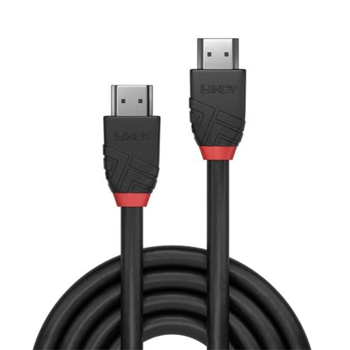 Lindy 36771 8K60Hz HDMI Cable, Black Line 1m - IT Supplies Ltd