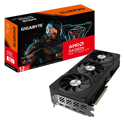 GIGABYTE Radeon RX 7700 XT Gaming OC 12G 3X WINDFORCE Fans 12GB Graphics Card - IT Supplies Ltd