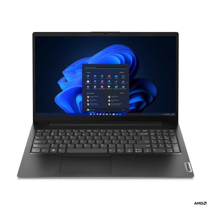 Lenovo V15 G4 82YU00L0UK Laptop, 15.6 Inch Full HD 1080p Screen, AMD Ryzen 5 7520U, 8GB RAM, 512GB SSD, AMD Radeon 610M Graphics, Windows 11 Pro