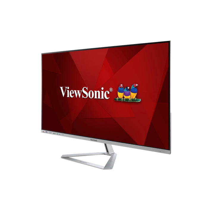 Viewsonic VX3276-4K-mhd 32 Inch 4K Entertainment Gaming Monitor, 60Hz, 4ms, Speakers, Dual HDMI, Display Port, Mini Display Port, VESA, Silver - IT Supplies Ltd