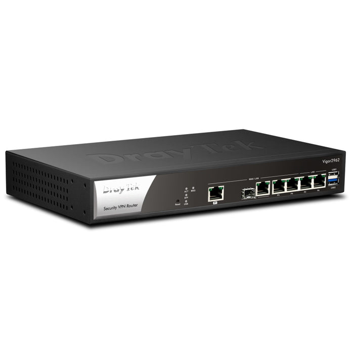 DrayTek V2962-K Vigor 2962 Wired 2.5GbE Dual-WAN Firewall Router and VPN Concentrator - IT Supplies Ltd