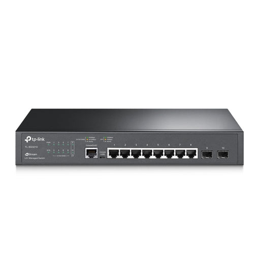 TP-Link Omada TL-SG3210 JetStream 8-Port Gigabit L2+ Managed Switch with 2 SFP Slots - IT Supplies Ltd