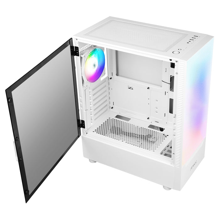 ANTEC NX410 Mid Tower ATX, Micro ATX, Mini-ITX Gaming Case with Tempered Glass Side Window Panel - IT Supplies Ltd