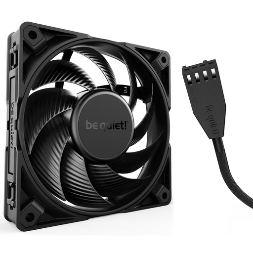 be quiet! Silent Wings Pro 4 PWM Black Fan, 120mm, 3000RPM, 4-Pin PWM Fan Connector - IT Supplies Ltd