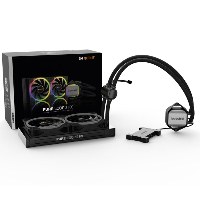 be quiet! Pure Loop 2 FX AiO Liquid CPU Cooler, Universal Socket, 240mm ARGB PWM Hub Included - IT Supplies Ltd