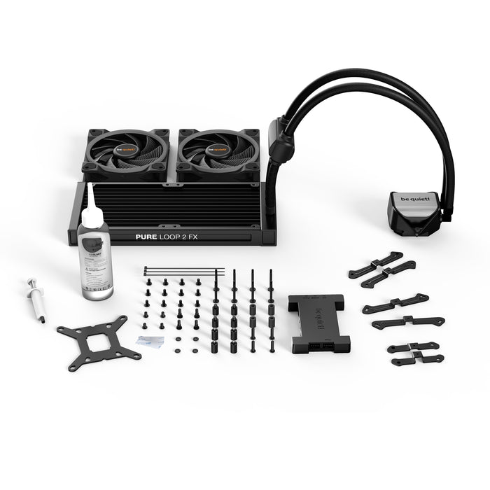 be quiet! Pure Loop 2 FX AiO Liquid CPU Cooler, Universal Socket, 240mm ARGB PWM Hub Included - IT Supplies Ltd