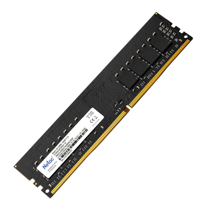 Netac NTBSD4P26SP-16 16GB DIMM System Memory, DDR4, 2666MHz, 1 x 16GB, 288 Pin, 1.35v, CL16-20-20-40 - IT Supplies Ltd