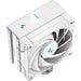 DeepCool AK400 Digital CPU Cooler, White, 1x 120mm Fan, Single Tower, ARGB, 4x Direct Touch Copper Heatpipes, Intel/AMD - IT Supplies Ltd