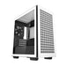 DeepCool CH370 WH, White, Mini Tower Chassis w/ Tempered Glass Window, 1x 120mm Fan, 2x USB 3.0, mATX/mITX - IT Supplies Ltd