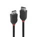 LINDY 36492 Black Line DisplayPort Cable, DisplayPort 1.2 (M) to DisplayPort 1.2 (M), 2m, Black &amp; Red, Supports UHD Resolutions up to 4096x2160@60Hz, Triple Shielded Cable, Corrosion Resistant Copper 30AWG Conductors, Retail Polybag Packaging - IT Supplies Ltd