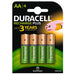 Duracell Recharge Plus Pack of 4 AA 1300mAh Rechargeable Batteries IT Supplies Ltd