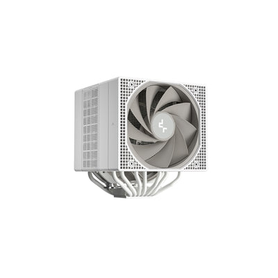 DeepCool ASSASSIN IV Universal Socket 140mm PWM 1400RPM Fan CPU Cooler, White, armed with seven heat pipes and newly designed 120 and 140mm FDB fans - IT Supplies Ltd