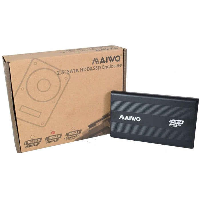 Maiwo 2.5" External Hard Drive Enclosure USB 3.0 5Gbps for Sata 3 HDD SSD IT Supplies Ltd