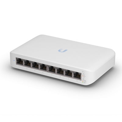 Ubiquiti USW-LITE-8-POE UniFi Switch Lite 8 Port Gigabit Managed Switch with 4 POE+ Ports (EU Plug) - IT Supplies Ltd