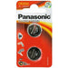 Panasonic Lithium Pack of 2 Coin Cell CR2032 Batteries IT Supplies Ltd