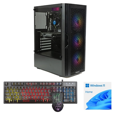 LOGIX Intel i5-10400F 6 Core 12 Threads, 2.90GHz (4.30GHz Boost), 16GB DDR4 RAM, 1TB NVMe M.2, 80 Cert PSU, GTX1650 4GB Graphics, Windows 11 home installed + FREE Keyboard & Mouse - Prebuilt System - Full 3-Year Parts & Collection Warranty - IT Supplies Ltd