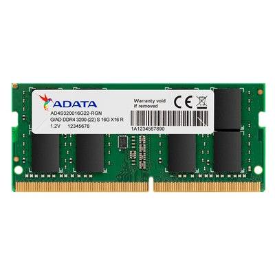 Adata Premier AD4S320016G22-SGN 16GB SODIMM System Memory DDR4, 3200MHz, 1 x 16GB - IT Supplies Ltd