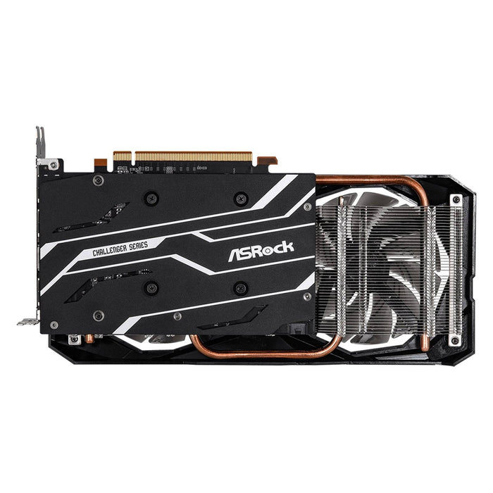 ASRock AMD Radeon RX 6600 Challenger D 8GB Graphics Card, GDDR6, 3x DisplayPort, 1x HDMI, Dual Axial Fan, Ultra-Fit Heatpipe, Metal Backplate, 0dB Silent Cooling - IT Supplies Ltd