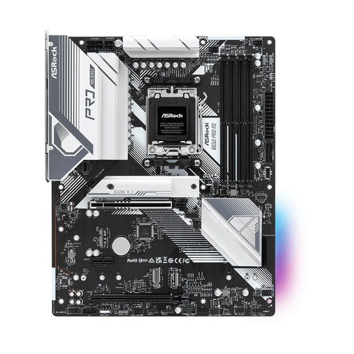 ASRock B650 PRO RS Motherboard, AMD Socket AM5 Ryzen, ATX Form Factor, DDR5, 14+2+1 Phase Power Design, 1x PCIe 4.0 x16, 1x PCIe 3.0 x 16, SATA3, USB 3.2, 6x USB 2.0, LAN, HDMI - IT Supplies Ltd