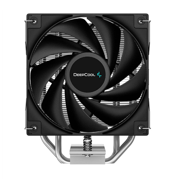 DeepCool AG400 Fan CPU Cooler, Universal Socket, High Efficiency 120mm PWM Cooling Black Fan, 2000RPM, 4 Heat Pipes, 220W Heat Dissipation Power, Unique Matrix Fin Design, Intel LGA 1700 Bracket Included - IT Supplies Ltd