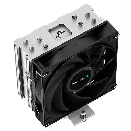 DeepCool AG400 Fan CPU Cooler, Universal Socket, High Efficiency 120mm PWM Cooling Black Fan, 2000RPM, 4 Heat Pipes, 220W Heat Dissipation Power, Unique Matrix Fin Design, Intel LGA 1700 Bracket Included - IT Supplies Ltd