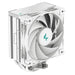 DeepCool AK400 WH Fan CPU Cooler, Universal Socket, High Performance 120mm Silent Hydro Bearing PWM Black Fan, 1850RPM, 4 Heat Pipes, Unique Matrix Fin Design, White Version, Intel LGA 1700 Bracket Included - IT Supplies Ltd