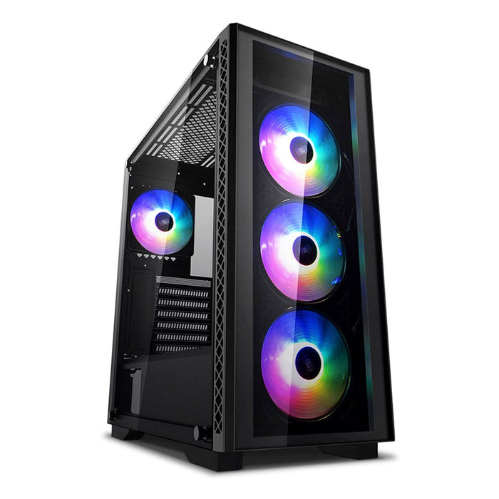 DeepCool MATREXX 50 ADD-RGB 4F Mid Tower with RGB LED Fans - IT Supplies Ltd