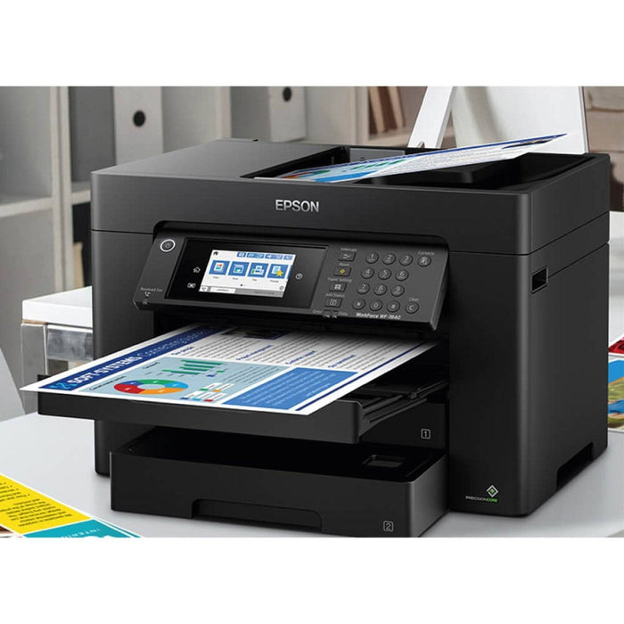 Epson WorkForce C11CH67401 WF-7840DTWF Inkjet Printer, A3, Colour, Wireless, All-in-One, inc Fax, Network, 10.9cm Colour Touch Screen - IT Supplies Ltd