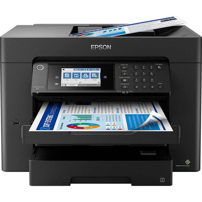 Epson WorkForce C11CH67401 WF-7840DTWF Inkjet Printer, A3, Colour, Wireless, All-in-One, inc Fax, Network, 10.9cm Colour Touch Screen - IT Supplies Ltd