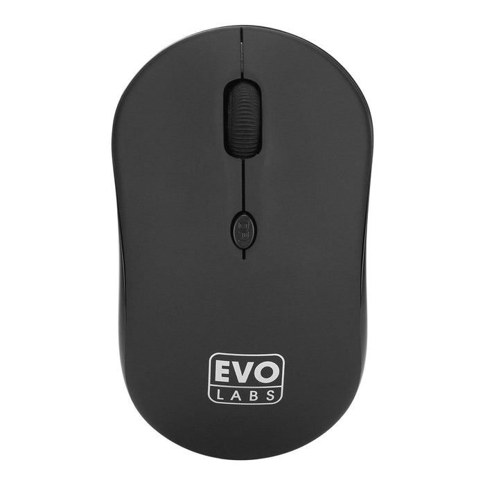 Evo Labs BTM-001 Bluetooth Mouse, 800 DPI Optical Tracking Matte Black - IT Supplies Ltd