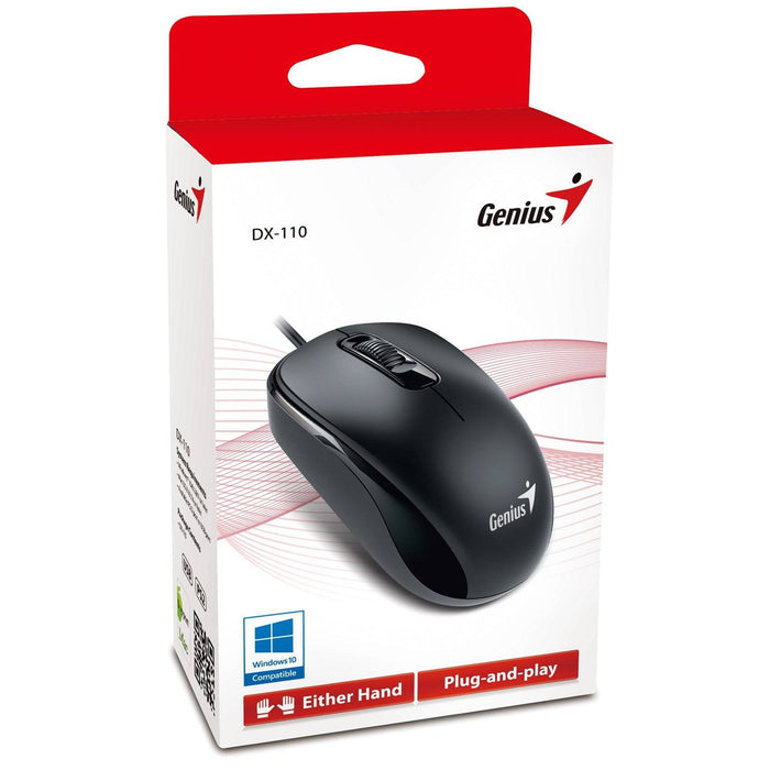 Genius DX-110 USB Black Mouse - IT Supplies Ltd