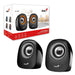 Genius SP-Q160 Iron Grey Stereo Speakers for PC - IT Supplies Ltd