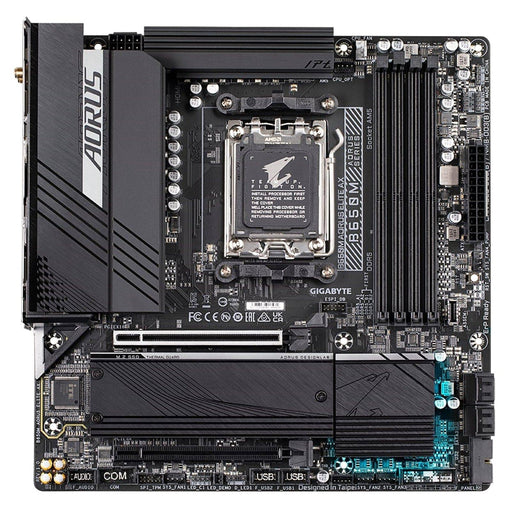 Gigabyte B650M AORUS ELITE AX DDR4 Motherboard, AMD Socket AM5, Micro ATX, Q-Flash Plus, RGB FUSION 2.0 - IT Supplies Ltd