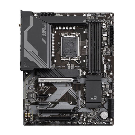 GIGABYTE Z790 UD AX Intel Z790 Chipset (Socket 1700) ATX Motherboard, Intel Z790, S 1700, DDR5, PCIe 5.0, SATA3, 3x M.2, 2.5GbE, WiFi 6E/BT, USB 3.2 Gen 2x2, ATX - IT Supplies Ltd