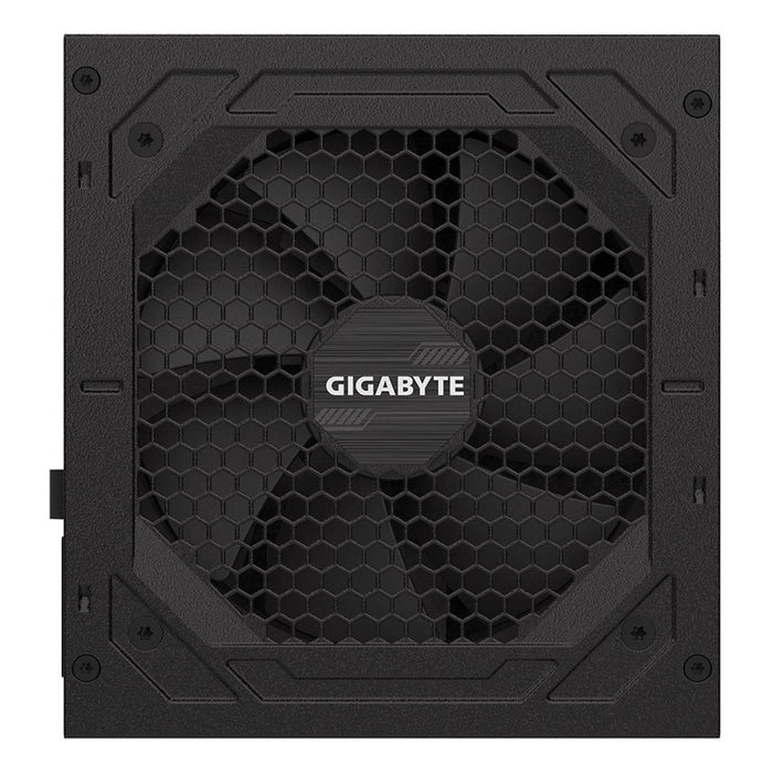 Gigabyte P1000GM 1000W PSU, 120mm Smart Hydraulic Bearing Fan, 80 PLUS Gold, Fully Modular, UK Plug, High-Quality Japanese Capacitors, Powerful Single +12V Rail - IT Supplies Ltd