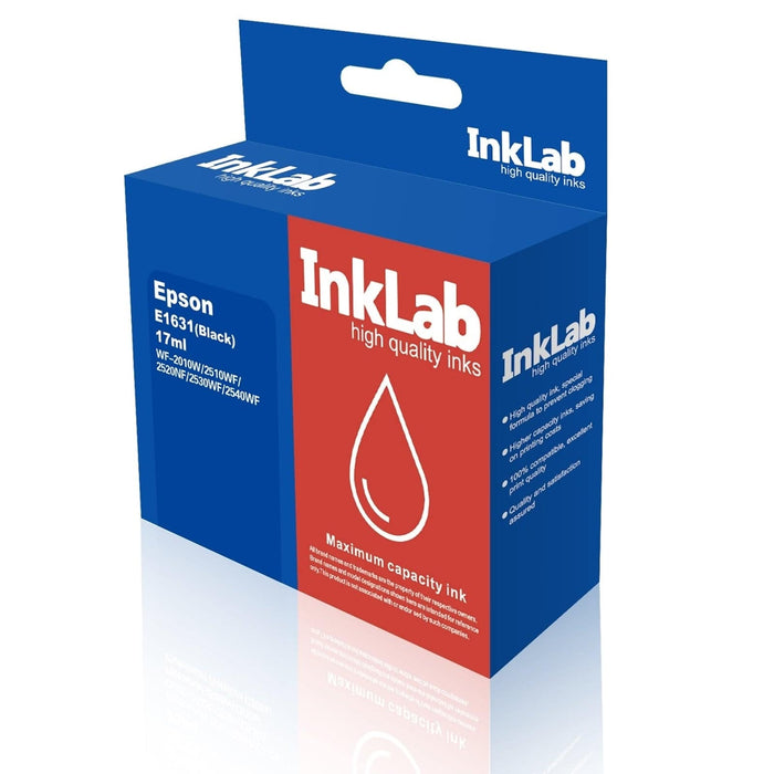 InkLab 1631 Epson Compatible Black Replacement Ink - IT Supplies Ltd