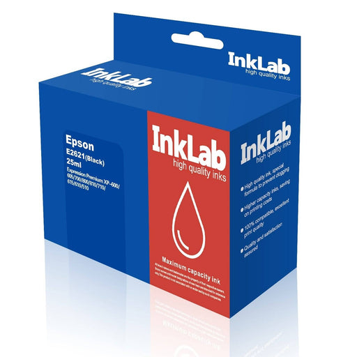 InkLab 2621 Epson Compatible Black Replacement Ink - IT Supplies Ltd