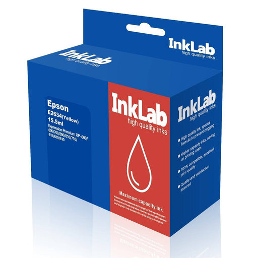 InkLab 2634 Epson Compatible Yellow Replacement Ink - IT Supplies Ltd