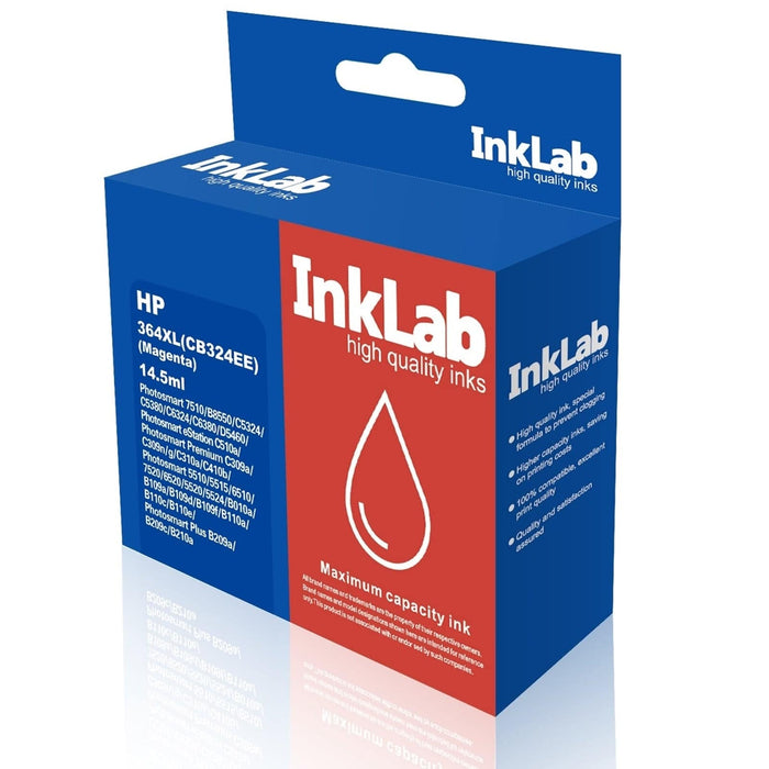 InkLab 364 XL HP Compatible Magenta Replacement Ink - IT Supplies Ltd