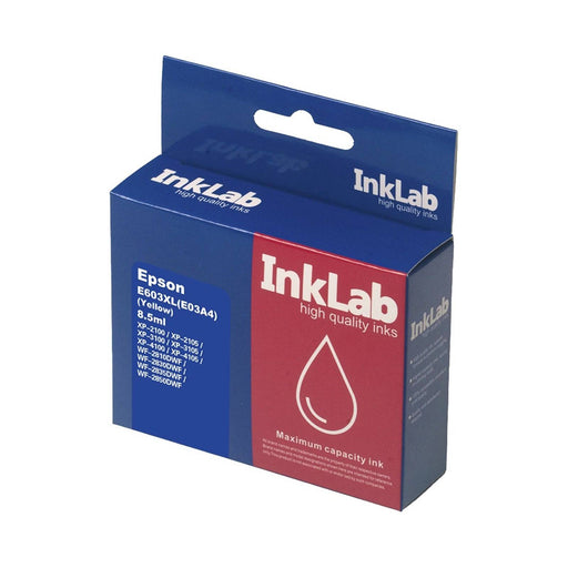 InkLab 603XL Epson Compatible Yellow Replacement Ink - IT Supplies Ltd