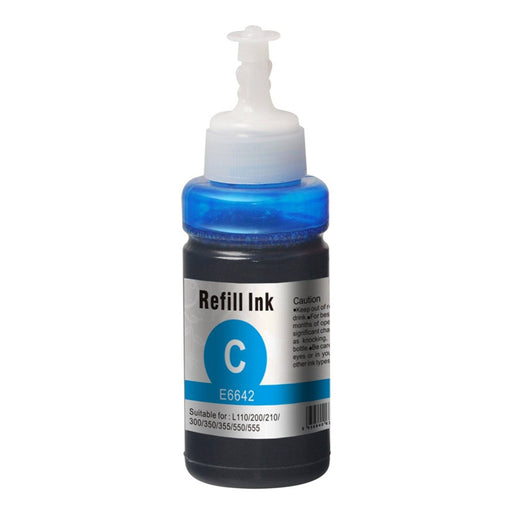 InkLab 6642 Epson Compatible EcoTank Cyan ink bottle - IT Supplies Ltd