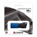 Kingston DataTraveler ExodiaM DTXM/64GB USB Flash Drive, 64GB, USB 3.2, Blue / Black, Moving Cap Design - IT Supplies Ltd